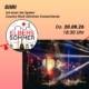 SIIRI: Veranstaltungsplakat zum Elbers Sommer 2026: SIIRI, angekündigt mit einer der besten Country-Rock-Stimmen Deutschlands, am Donnerstag, 20. August 2026, um 18:30 Uhr. Zu sehen ist die Band bei einem stimmungsvoll beleuchteten Live-Auftritt auf der Bühne.